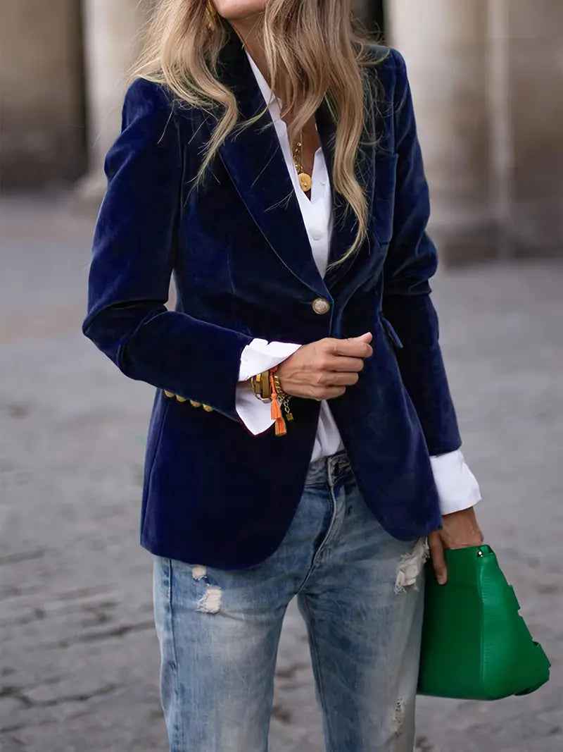 Savannah™ - Blazer Elegante in Velluto