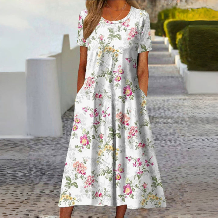 Abito Casual Con Stampa Floreale