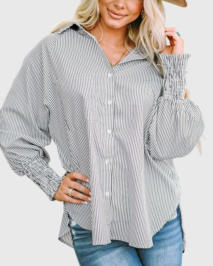 Blaine - Camicia a Strisce Oversize