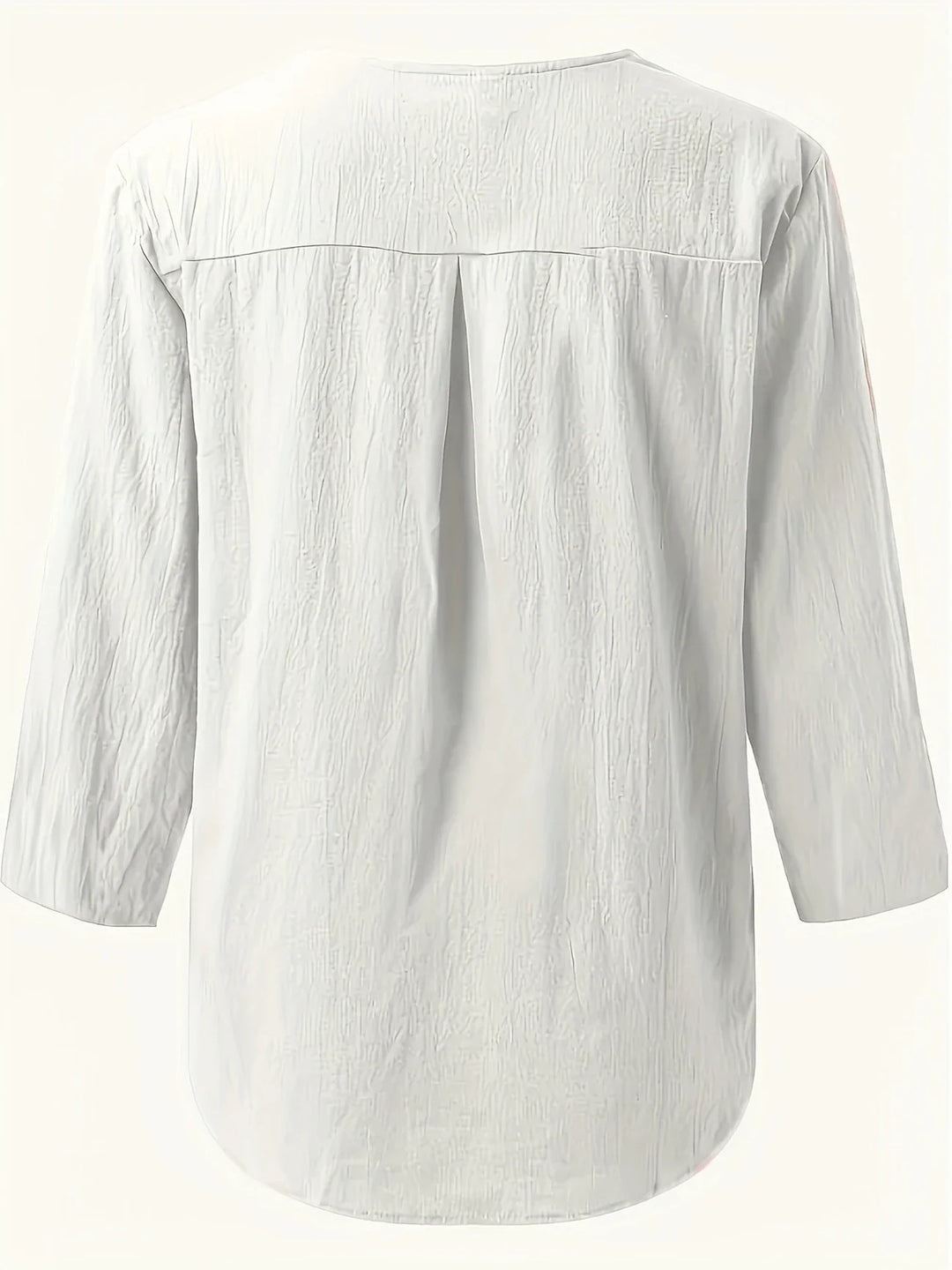 Mykaela – Blusa Casual in Cotone e Lino