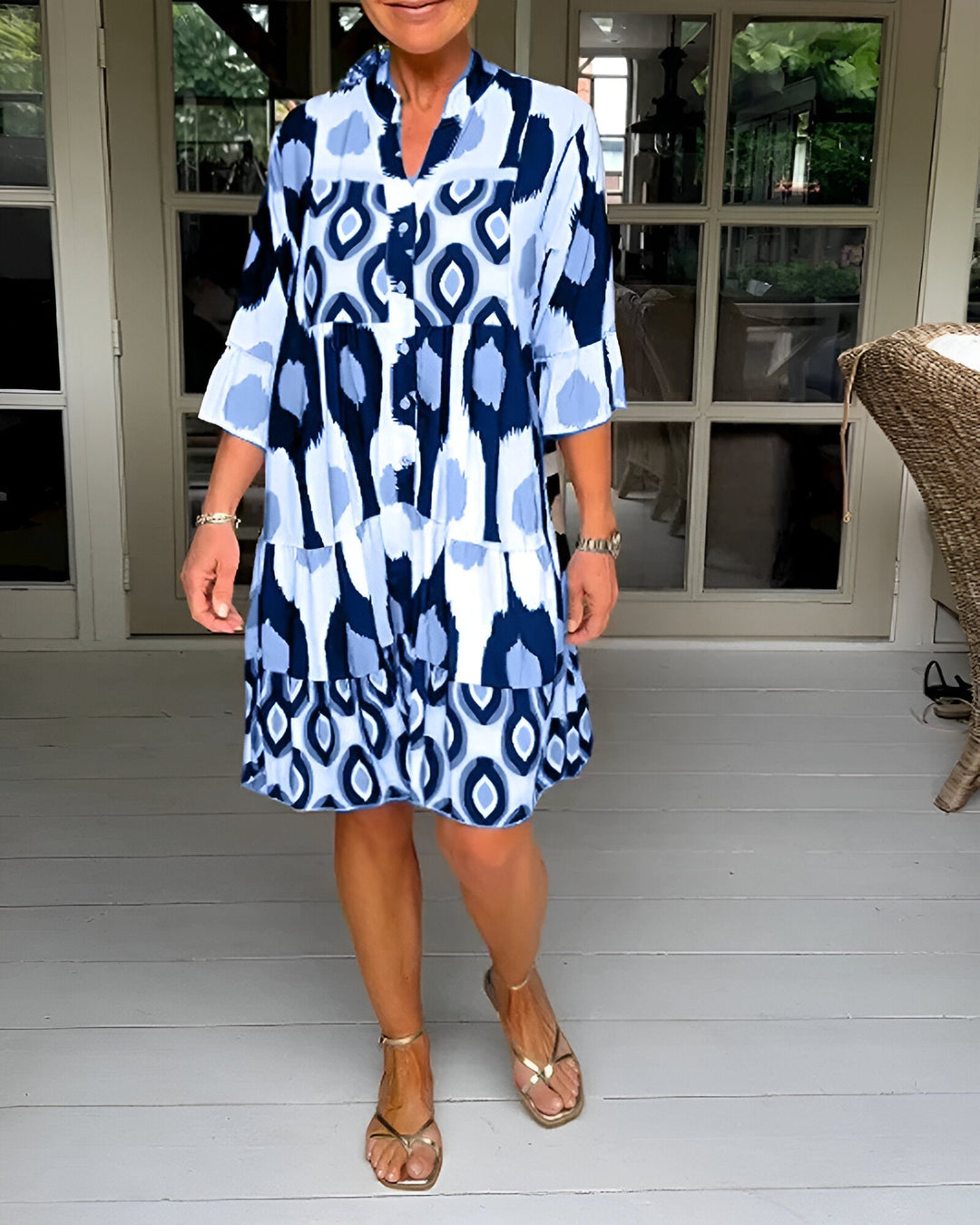Mia | Vestito Midi con Bottoni