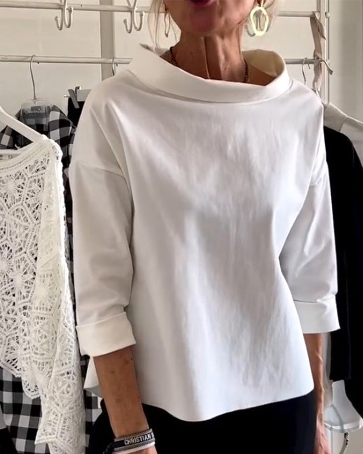 WIEBKE I BLUSA COMODA A MANICA 3/4