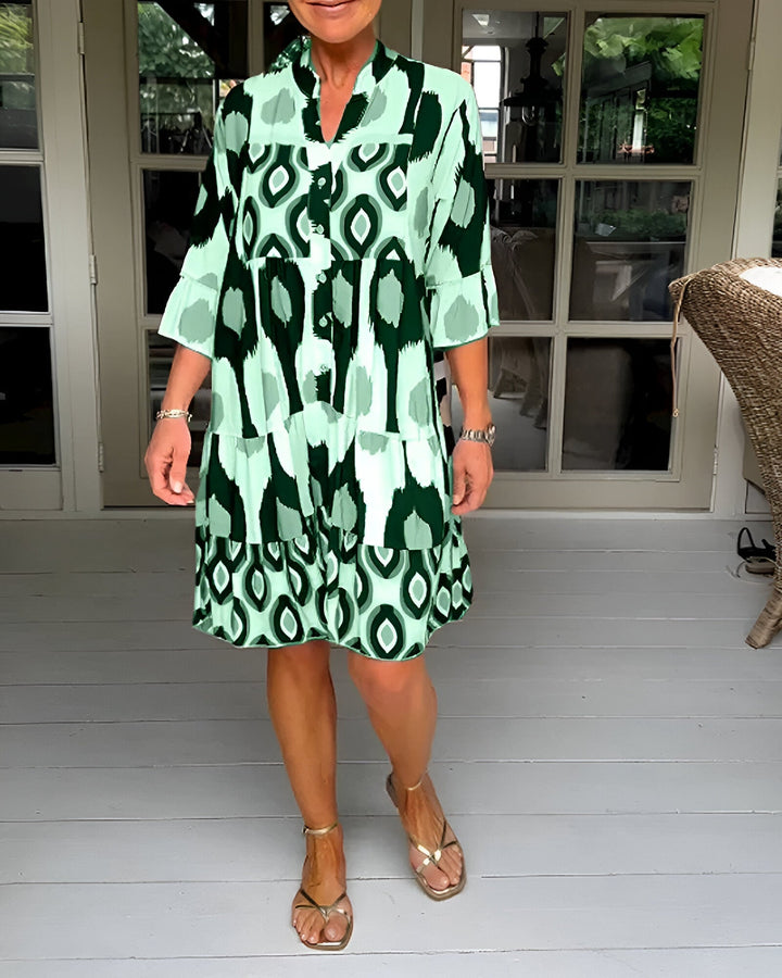 Mia | Vestito Midi con Bottoni