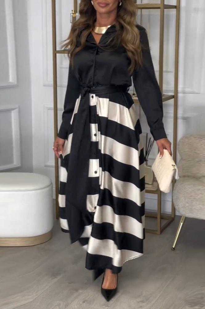 Emma - Abito Elegante a Righe