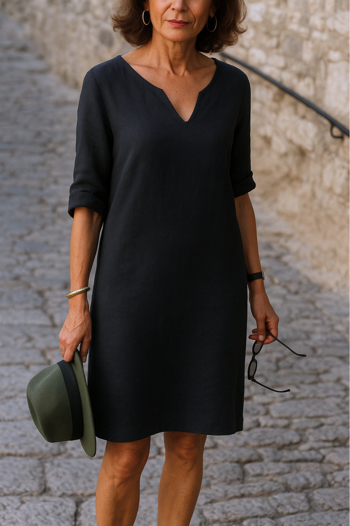 Rita | Elegante abito con scollo a V