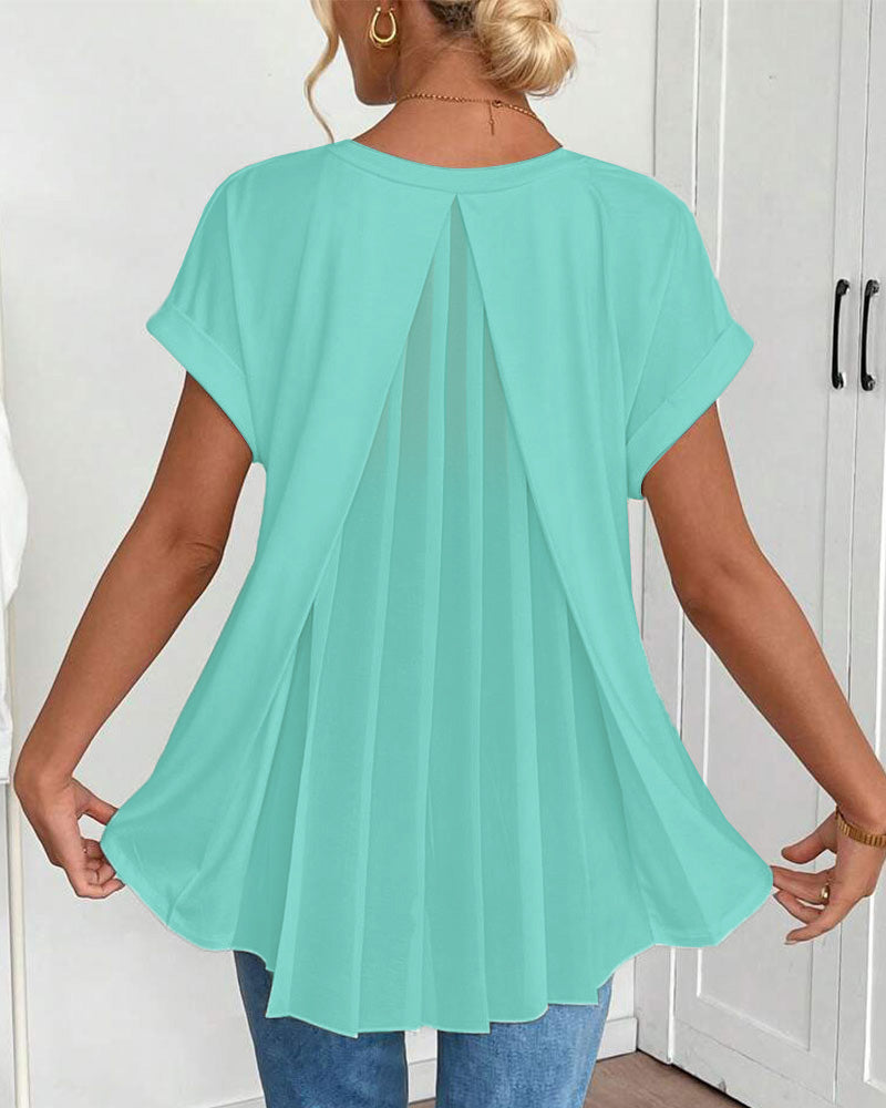 TRUDE CLASSICA CAMICIA A MANICHE CORTE