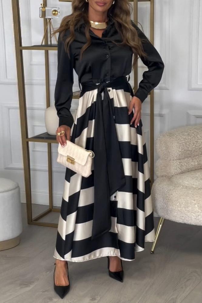 Emma - Abito Elegante a Righe