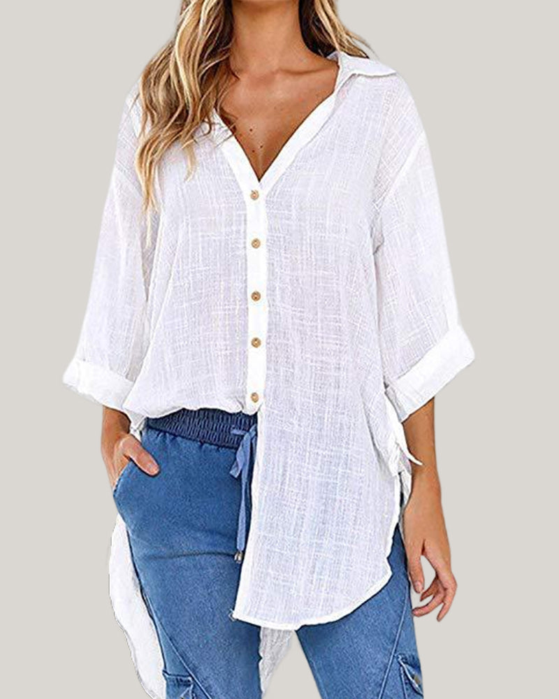 Camicia con Lacci ai Fianchi