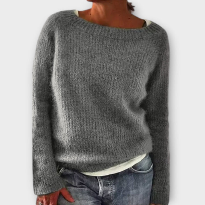 Josu – Maglione a Maglia in Tinta Unita