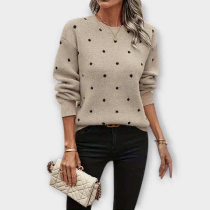 Imelda – Maglione a maniche lunghe casual in maglia