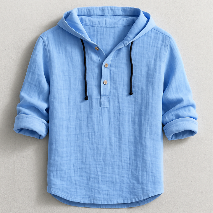 Dimitro - Camicia con Cappuccio Casual e Stile