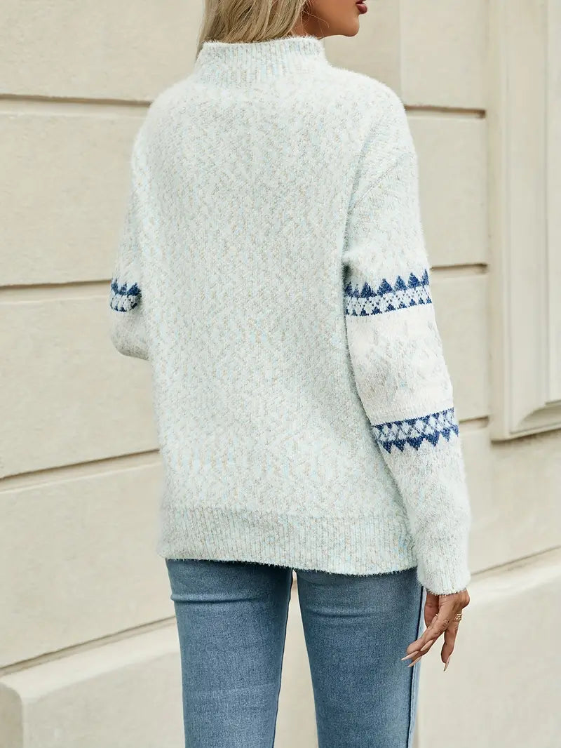 Maglione da donna con motivi