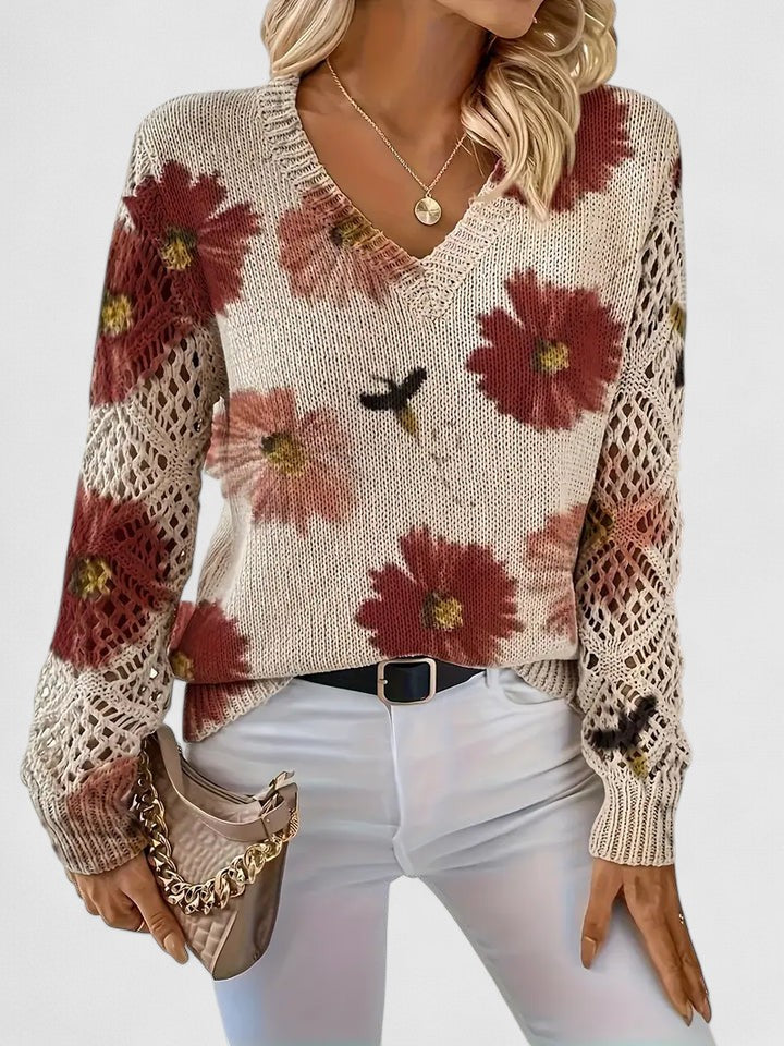 Kaiti | Elegante Maglione Floreale