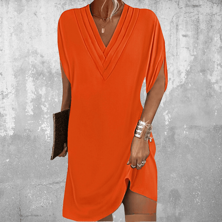 Helena™ - Abito elegante con scollatura a V che valorizza la figura