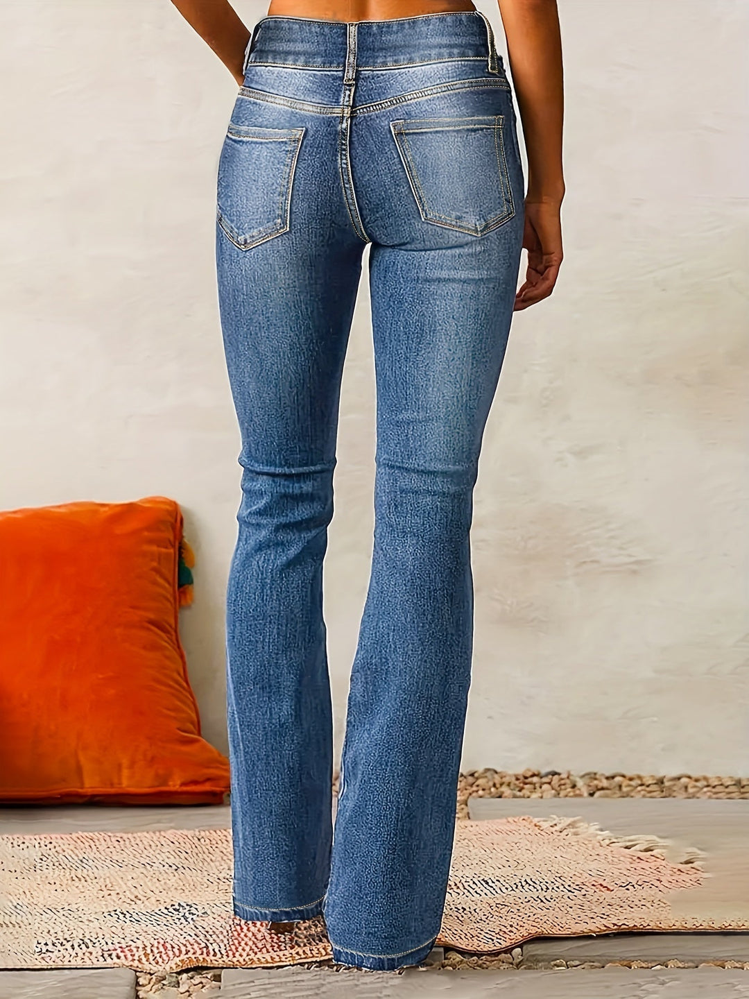 Eva™ | Jeans a vita alta svasati