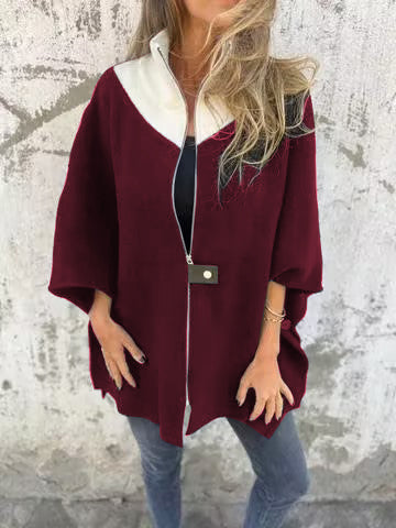 Alessia | Giacca Mezza Zip con Collo Alto - Edizione Limitata