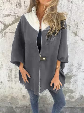 Alessia | Giacca Mezza Zip con Collo Alto - Edizione Limitata