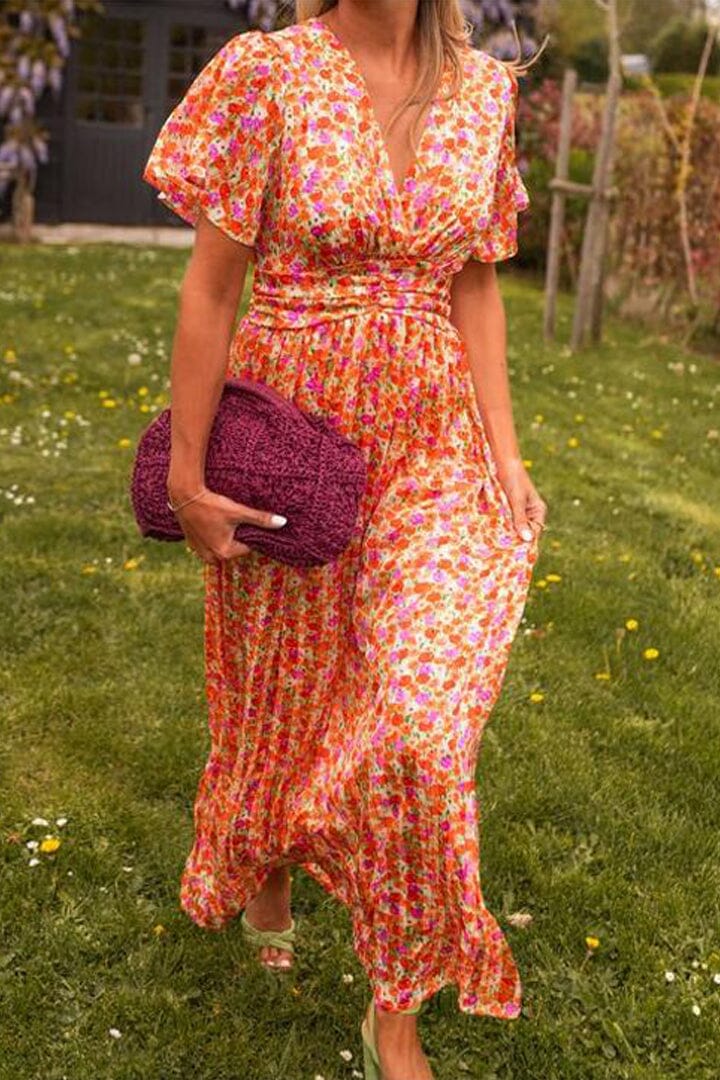 Sandra™ | Elegante Maxi-abito con scollo a V