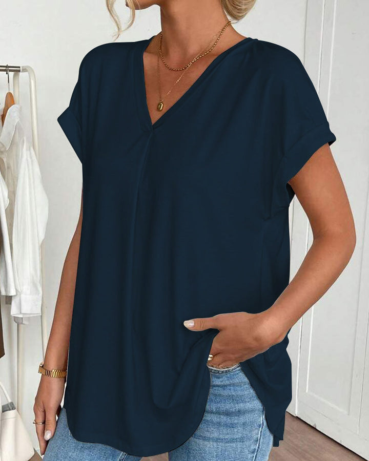 TRUDE CLASSICA CAMICIA A MANICHE CORTE