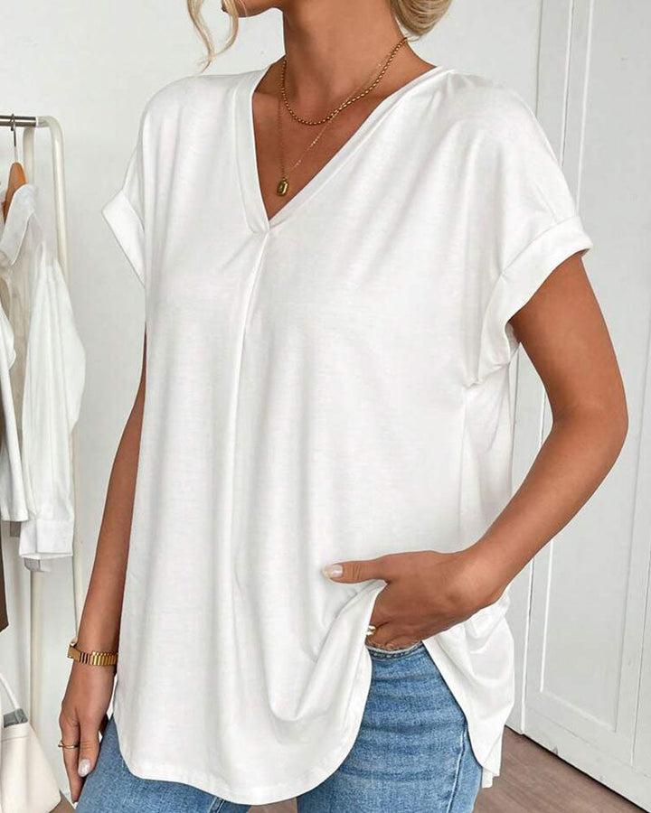 TRUDE CLASSICA CAMICIA A MANICHE CORTE