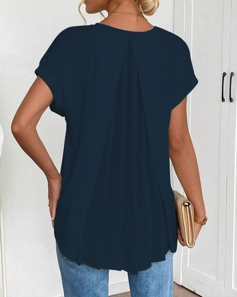 TRUDE CLASSICA CAMICIA A MANICHE CORTE