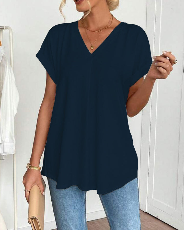 TRUDE CLASSICA CAMICIA A MANICHE CORTE