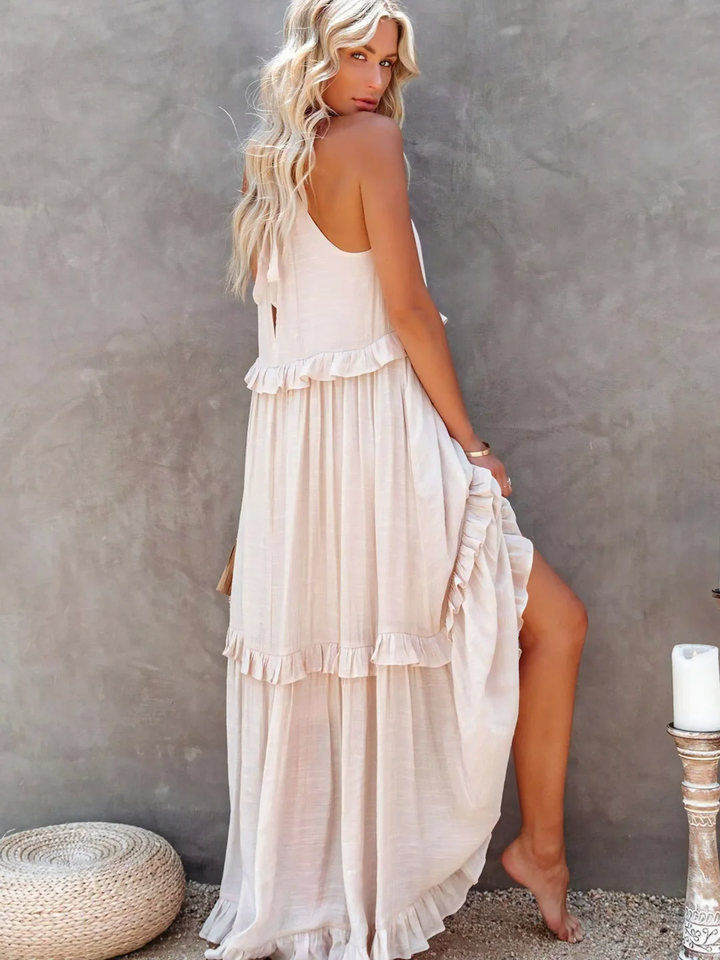 Elsie | Abito Maxi con Volant
