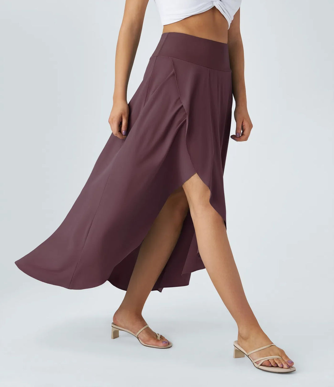Natalia | Gonna Maxi Con Spacco Confortevole