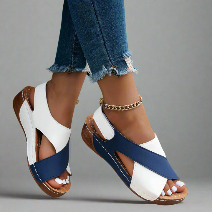 Alwine | Elegante Wedge Hakken in Materiale Premium