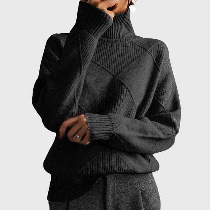 Angela™ - Maglione a Collo Alto