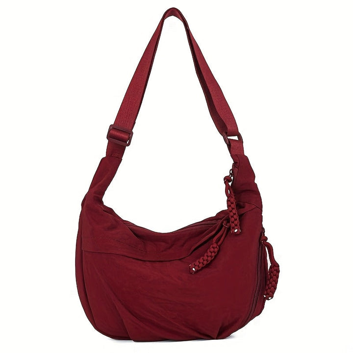 Borsa a Tracolla Elegante in Nylon da Donna