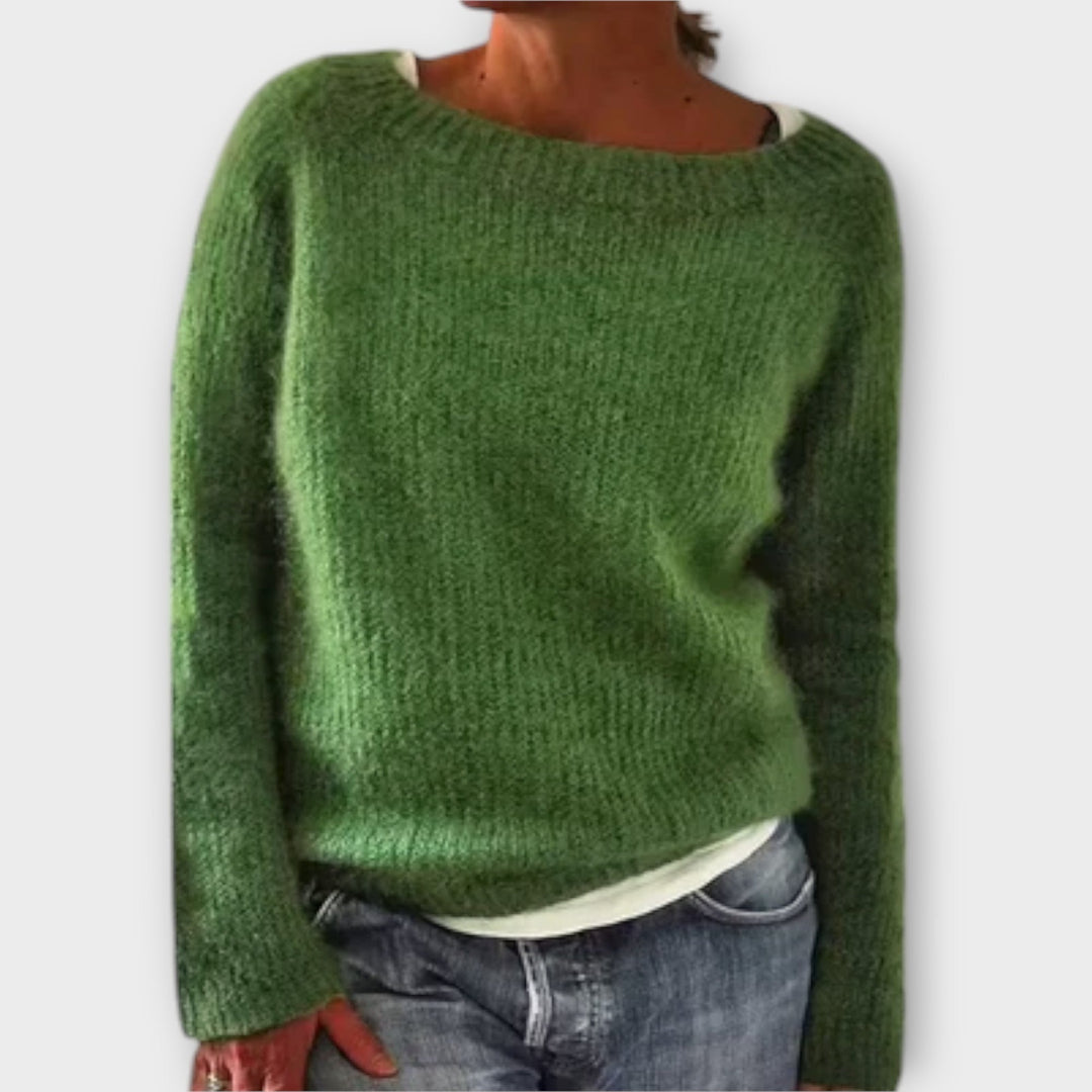 Josu – Maglione a Maglia in Tinta Unita