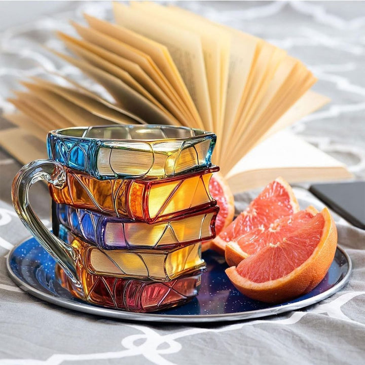 Tazza 3D Felicità della Lettura fatta a mano – Originale