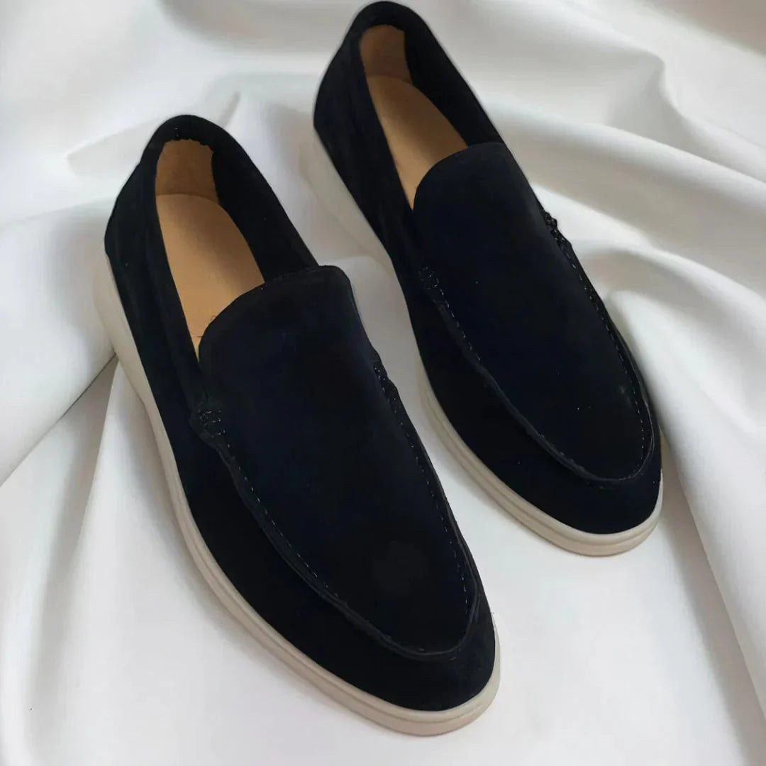 Rocco | Eleganti Mocassini in Pelle Scamosciata
