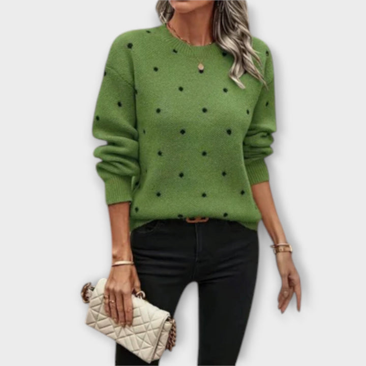 Imelda – Maglione a maniche lunghe casual in maglia