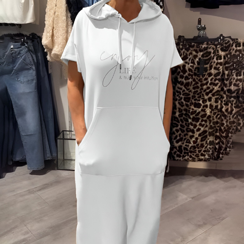 Saskia™ | Abito con Cappuccio Casual