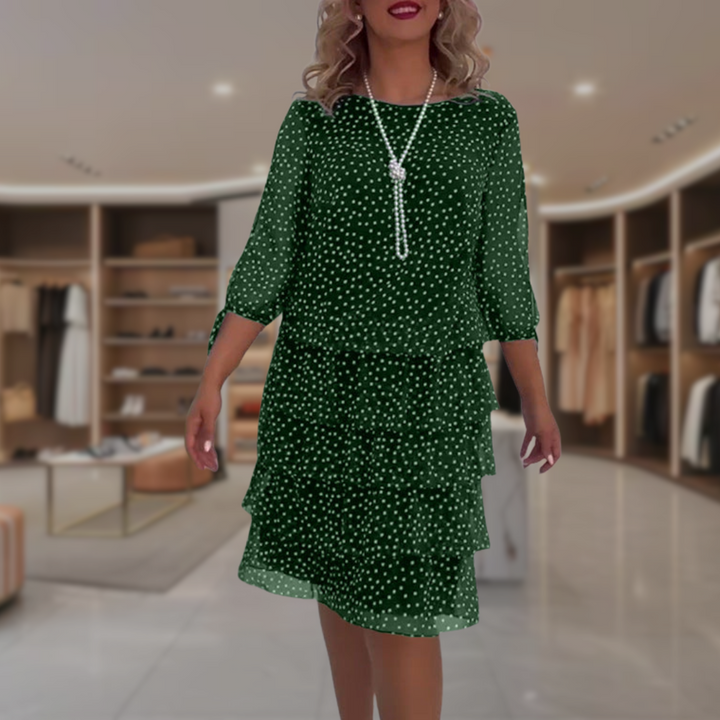 Aleni | Abito Elegante a Pois