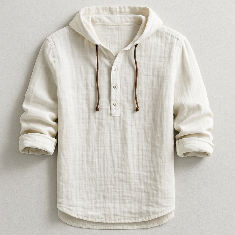 Dimitro - Camicia con Cappuccio Casual e Stile
