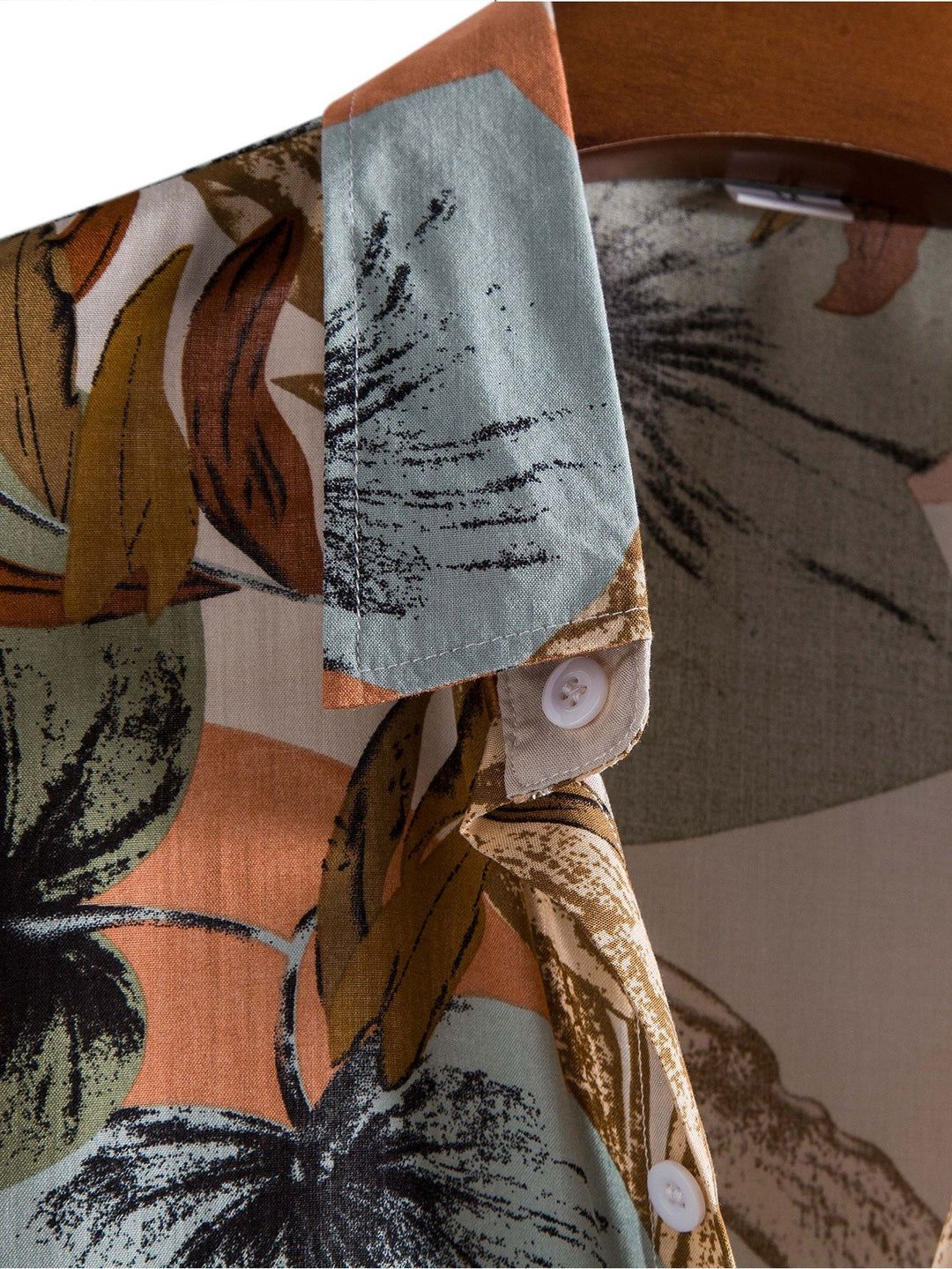 Jobe | Camicia con Stampa Tropicale e Pantaloni Corti in Cotone Testurizzato da 5"