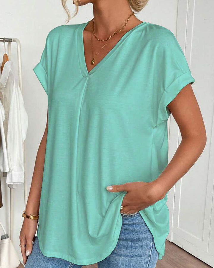TRUDE CLASSICA CAMICIA A MANICHE CORTE