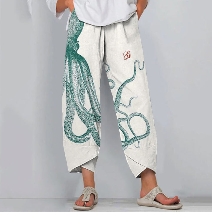 Olivia | Pantaloni Grace Deep Sea