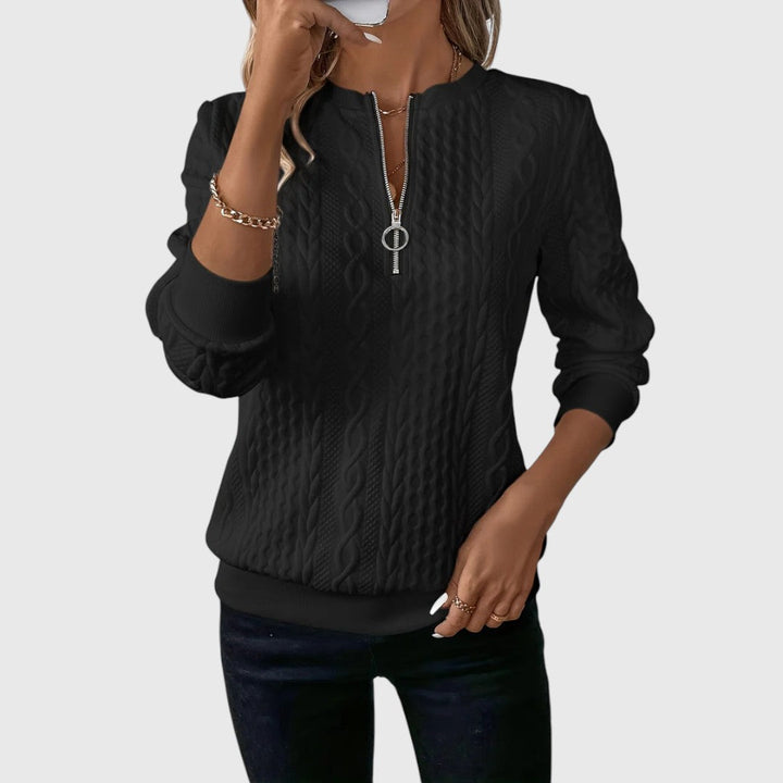 Josine - Maglione Elegante con Zip