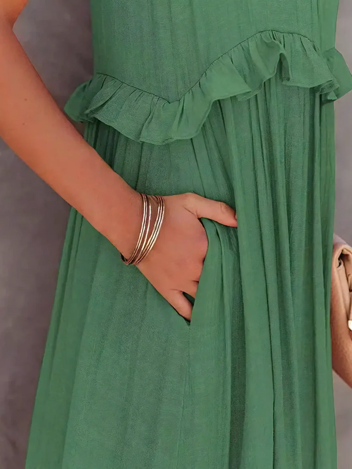 Elsie | Abito Maxi con Volant