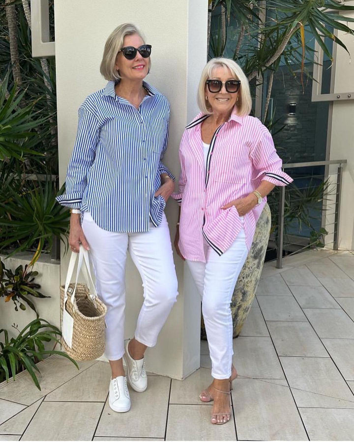 Aurelia – Camicia Relaxed a Righe