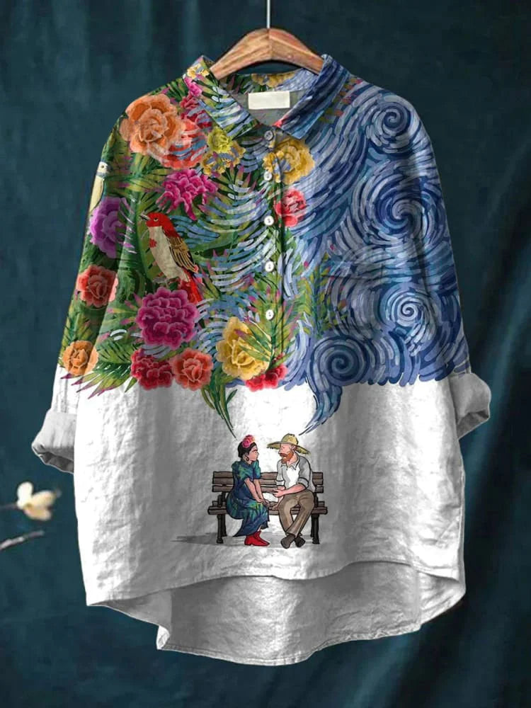 Chloe | T-shirt con Disegno Artistico di Cane