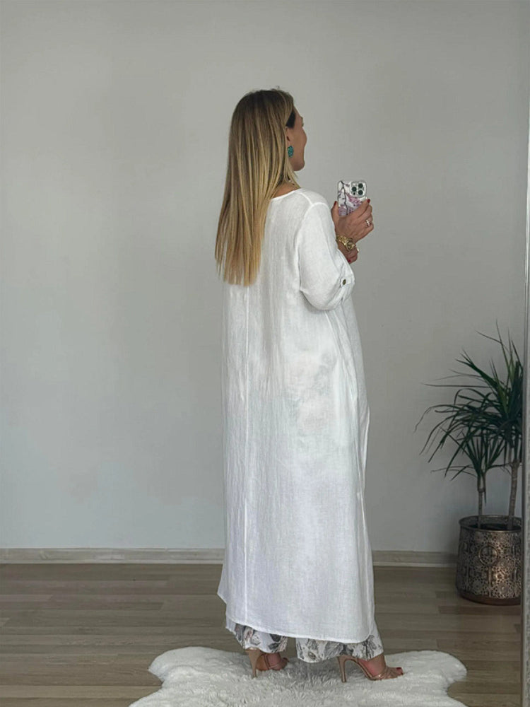 Chara™ | Set di Top a Manica Lunga e Pantaloni Stampati