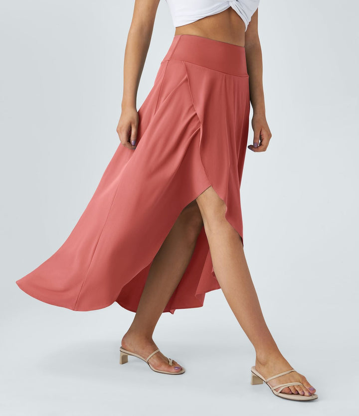 Natalia | Gonna Maxi Con Spacco Confortevole