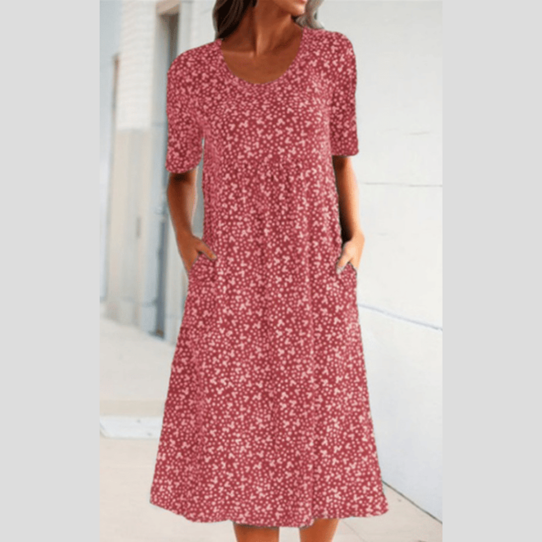 Anora – Vestito Midi Boho Stampato
