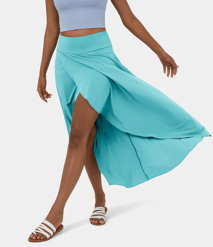 Natalia | Gonna Maxi Con Spacco Confortevole
