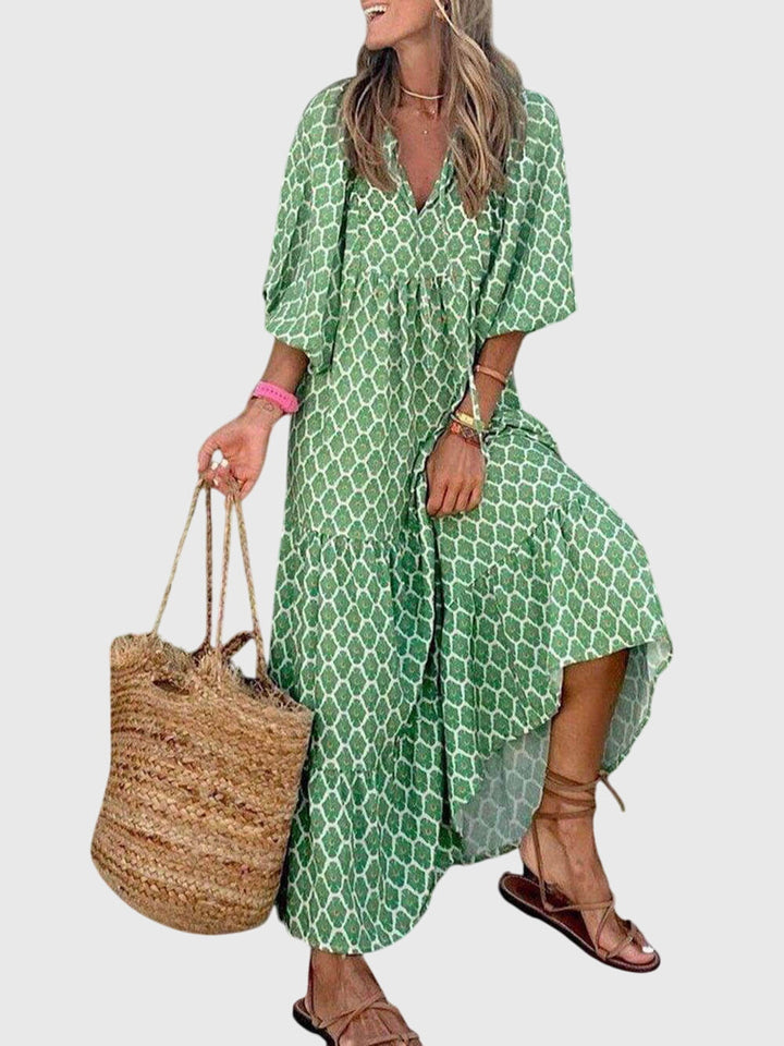 Dawn - Elegante maxi dress largo